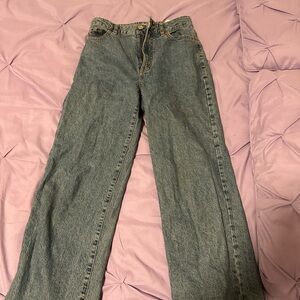 Garage Blue wide leg Women's Jeans